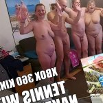 Kinect Tennis with Naked Travels