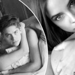 Barbara Palvin and boyfriend Dylan Sprouse pose NAKED in bed together
