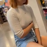 teen pussy in public store