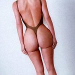 Kim Kardashian In Swimsuit Displaying Her Big Bubble Butt