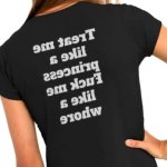 Inappropriate Adult Tee Princess Whore Graphic T-Shirt