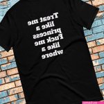 Inappropriate Adult Tee Princess Whore Graphic T-shirt