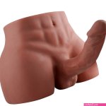 Huge Lifelike Dildo Sex Dolls Male Body Torso Adult Sex Toy Soft Penis For women