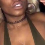 Smoking Milf teases with big tits