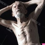 Naked Old Man Is Looking Up Stock Photo Picture and Royalty Free Image. Image 470439.