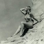1960s Vintage Outdoor Female Nude Breast Woman By GERHARD VETTER Photo Art 11x14