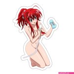 High School DxD Nude Rias Gremory Shower Waterproof Sticker