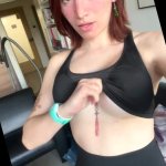 Trans post-op woman jerks off while no ones home