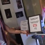 Hot blonde porn shop owner Mona Wales caught trucker Nathan Bronson masturbate during porn movie in her theater and she tied him and fucked