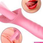Rechargeable Clit Pussy licking G-spot Vibrator Oral Sex Toys for Women Couples