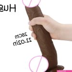 285CM Super Huge Black Dildos Strapon Thick Giant Realistic Dildo Anal Butt with Suction Cup Big Soft Penis Sex Toy For Women