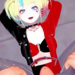 Harley Quinn from Isekai Suicide Squad Gives You A Footjob Hentai POV