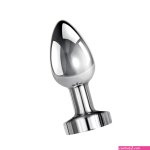 Rockin Metal XL Vibrating Anal Butt Plug by Gender X