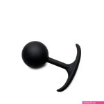 Buy the Comfort Weighted Silicone Anal Ball Plug in XL XLarge Extra Large