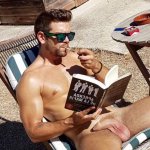 Few things more sexy than a naked man reading a book! Whats your favourite book?