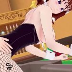 Diane and Elizabeth Liones Bunny Girl intense sex.