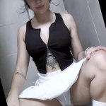 RISKY SQUIRT in the tennis club shower. anal lug under skirt
