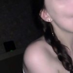 Face Fuck BLOWJOB FINISH Swallow Cum Brunette Teen
