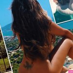 How naked sunbathing is the new celeb trend
