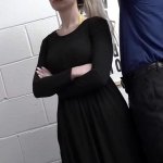 Hijab Thief Making a Devious Deal with Mall Officer