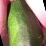 huge zucchini anal with squirting