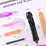 : Sex Macine Automatic Thrusting Dildo Machine for Men with 7 Adult Realistic Dildo Attachments for Women Fucking Sex Toys for Couple with 3XLR Connector : Health Household