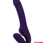 Evolved 2 Become 1 Vibrating Sucking Strapless Strap-On Dildo