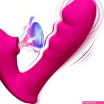 2 in 1 Dildo Sucking Vibrators with 10 Vibration Suction Modes on OnBuy
