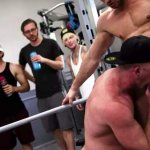 DISTURBING AND SHOCKING! Two men start having hardcore gay sex in gym!