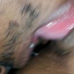 Eating her wet juicy pussy while parents are home