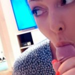 caught me giving a blowjob to my boyfriend. We were talking and she watched and he cum. Porn Videos