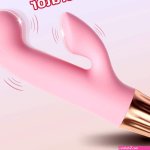 Vibrating Anal Dildo Finger Rabbit Vibrator