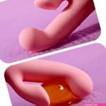 Vibrating Anal Dildo Finger Rabbit Vibrator