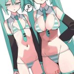 vocaloid hatsune miku artist request 4:5 2girls