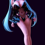 Hatsune Miku Sexy Cyber Pin-up Figure STL