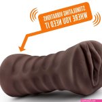 : Blush Hot Chocolate Brianna 5 Vibrating Masturbator