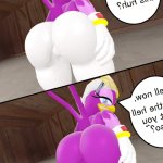 Wave the Swallows Big booty by skulltronprime969 on DeviantArt