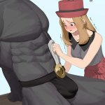 Serena X Machamp Pokemon Gagala