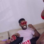 My God! Black milf with big tits and huge ass fucks gay couple for valentines day