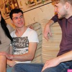Boyfriend watches his amateur girlfriend Alla getting fucked by his.. at Sex Pics.me