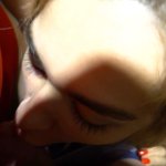 Veronika Charms and her best friend convinced this cute guy they met at the mall into following them to the changing room where they gave him a double blowjob.