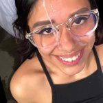 Cum en los Lentes de esta 4 Ojos