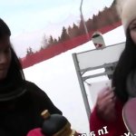 Amateur Chick Fucking In The Snow