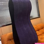 Inflatable Sex Furniture Split Leg Sofa Mat with Straps Chair Bed Sex Pillows US