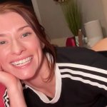 Smiley Redhead Strip Dances to Nude on Webcam