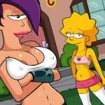 Porn comic SimpsoRama. Chapter 3. The Simpsons Futurama. Croc. Sex comic beauty woke up