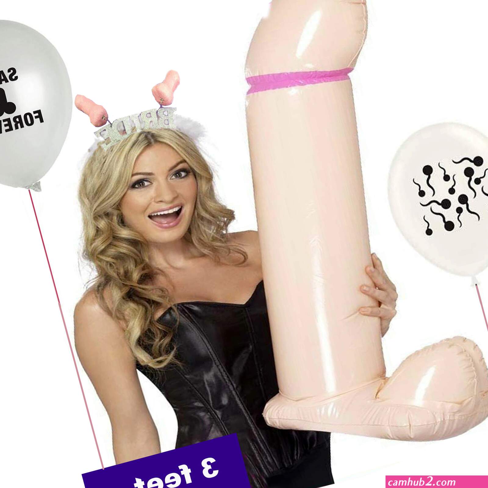 Balloons masturbate (photos)
