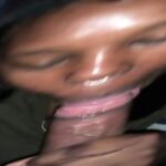 Amateur Cute Ebony Sucking BBC