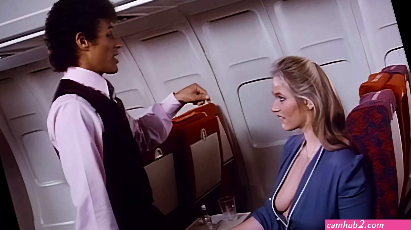 Stewardess blowjob airplane (photos)